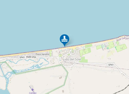 Map of BAGNO ROMAGNA 50 MT SX