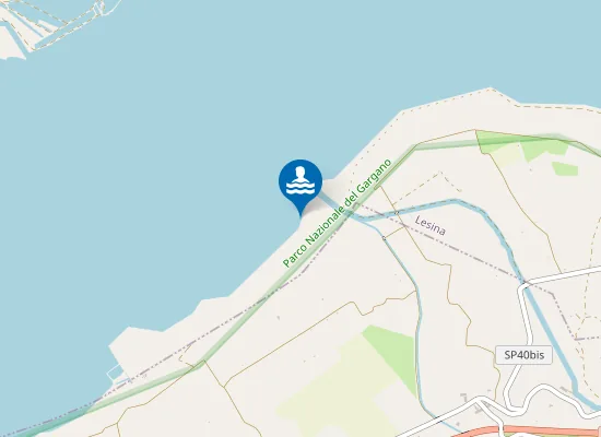 Map of FOCE FIUME LAURO 30 MT SN