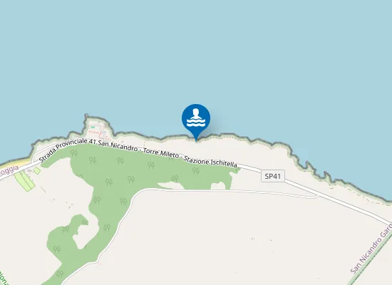 Map of TRA TORRE MILETO E TORRE CALA ROSSA