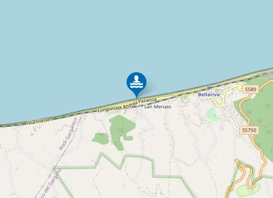 Map of FOCE CANALE S. ANTONIO 30 MT SN