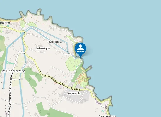 Map of CANALE MOLINELLA 30 MT DX