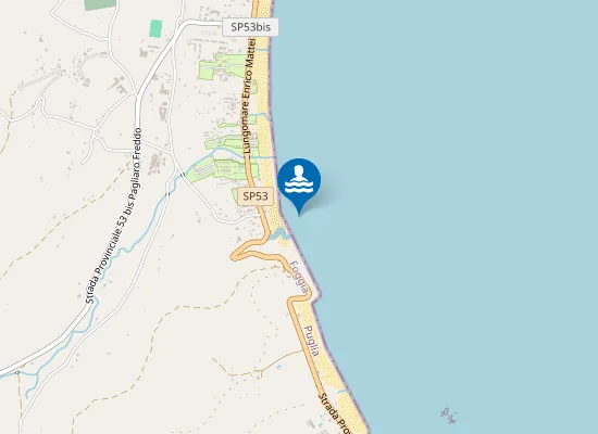 Map of CANALE TORRE DEL PORTO 30 MT SN