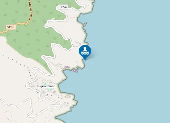 Map of SCARICO PUGNOCHIUSO 30 MT DX