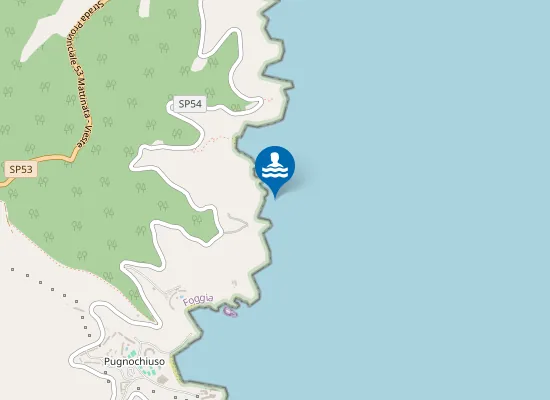 Map of 470M SX P174 E 500M SX SC.CT PUGNOCHIUSO