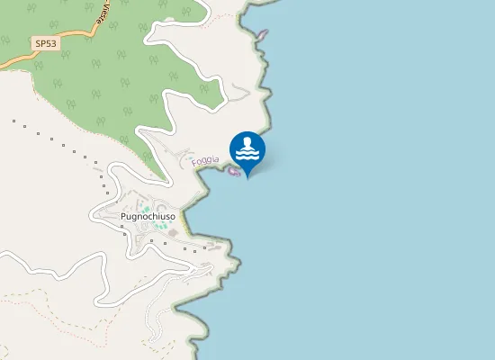 Map of 470M DX P175 E 500M DX SC.CT PUGNOCHIUSO