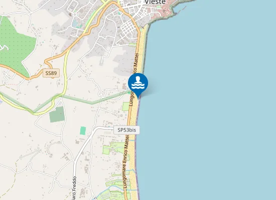 Map of 1 Canale - 30M. Sx Della Foce