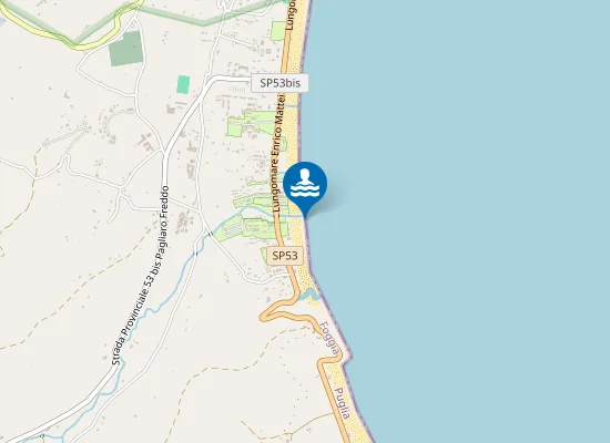 Map of 5BIS CANALE/TRA CAMP. ADRIATICO-ARIZONA