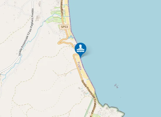 Map of 7 CANALE/FOCE IN LOC. TORRE DEL PONTE