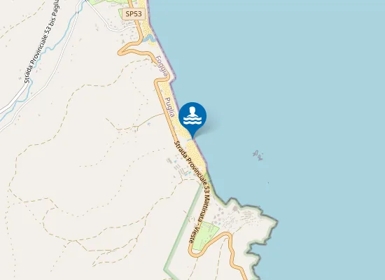 Map of CANALE VALESANO-CORR. FOCE-LOC. VALESANO