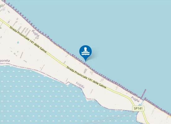 Map of 3,0 KM DA ZAPPONETA V.SO M. DI SAVOIA