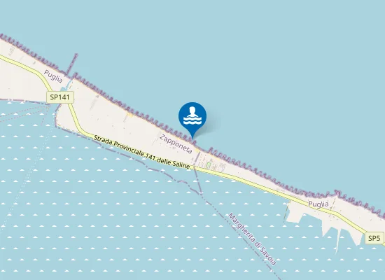 Map of TRA FOCE ALOISA E T.RE DI PIETRA