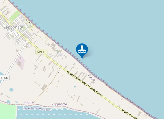 Map of 500 M DX SCARICO RETE FOGNANTE