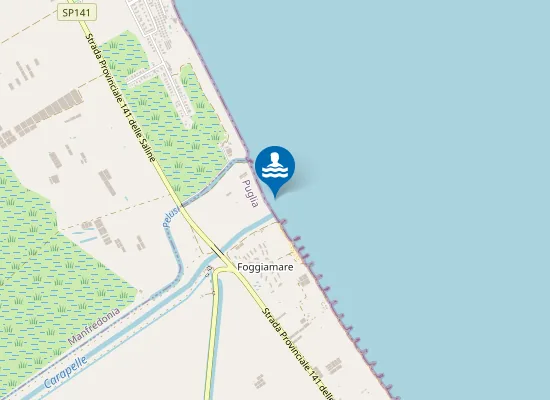 Map of FOCE TORRENTE CARAPELLE 30 MT SN