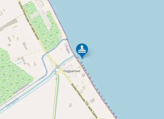 Map of FOCE TORRENTE CARAPELLE 30 MT DX