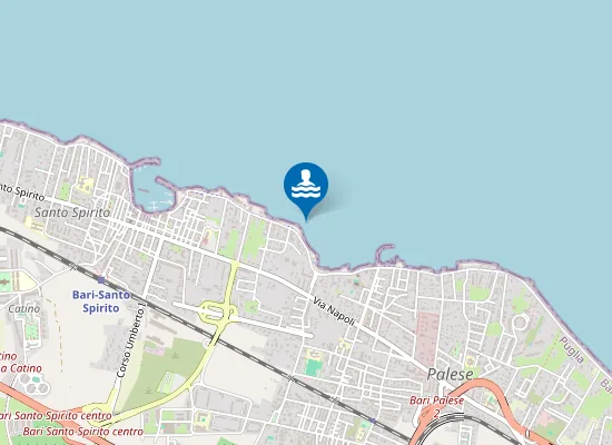 Map of PUNTA LIDO TITOLO