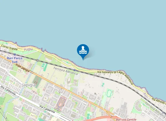 Map of SUPERMERCATO GS (200 M NORD)