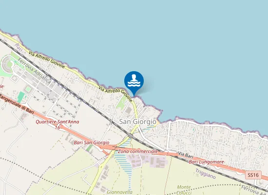 Map of ACQUEDOTTO PUGLIESE - CAMPING S.GIORGIO