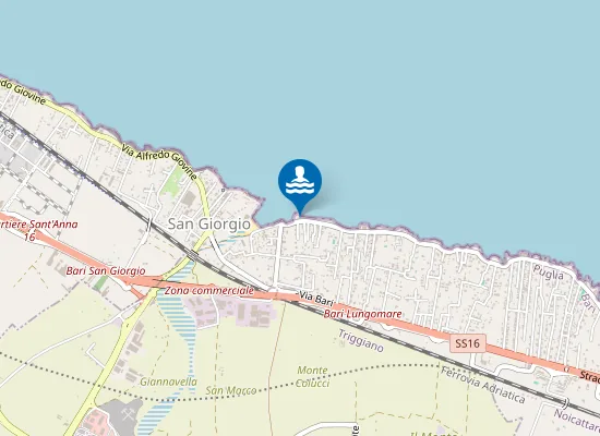 Map of LIDO S GIORGIO