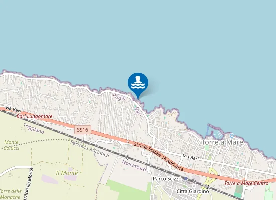 Map of LIDO POLIZIA DI STATO