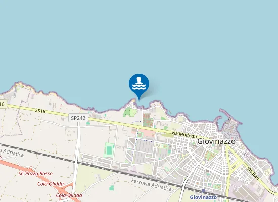 Map of MONASTERO - CIMITERO