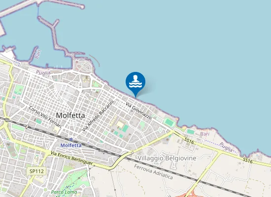 Map of ACQUE PLUVIALI VIA ISONZO