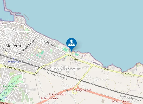 Map of C.A. TORRE LAMA CUPA O 1' CALA