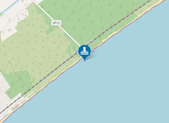 Map of STAZIONE CASTELLANETA MARINA