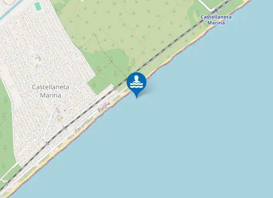 Map of SPIAGGIA TORRE DELLA MARINA