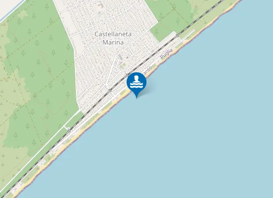 Map of STABILIMENTO LAMEDUSA-LA CAPANNINA-LISEA