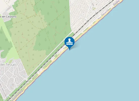 Map of SPIAGGIA LIBERA PINETA GIOVINAZZO