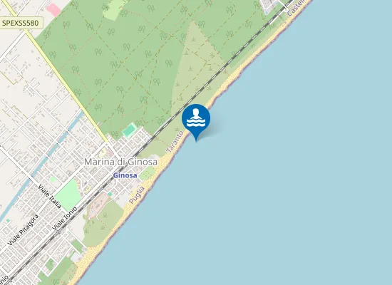 Map of SPIAGGIA LIBERA