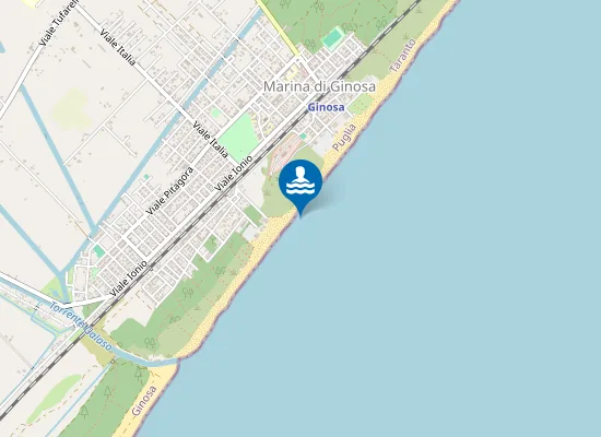 Map of SPIAGGIA LIBERA COLONIA MARINA