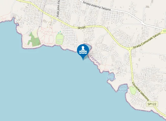 Map of STABILIMENTO LIDO GANDOLI