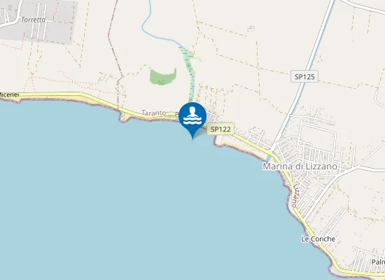 Map of LIDO BAGNARA-ZONA TORRE CANNETO