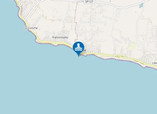 Map of SPIAGGIA LIBERA PICCOLO RITROVO