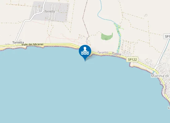 Map of SPIAGGIA LIBERA LIDO CIRANELLO