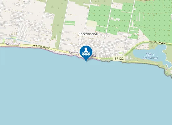 Map of SPIAGGIA LIBERA LA CORSICA