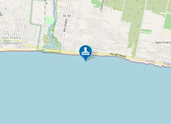 Map of SPIAGGIA LIBERA VILLAGGIO AURORA