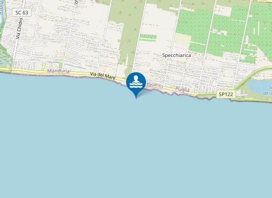 Map of FOCE FIUME CHIDRO