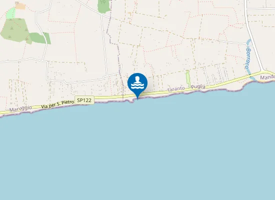 Map of SPIAGGIA LIBERA