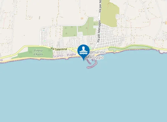 Map of CAMPOMARINO-MOLO SINISTRO