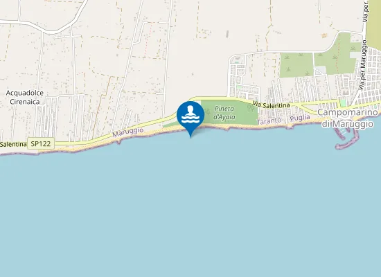 Map of ZONA MADONNA DELL'ALTO MARE