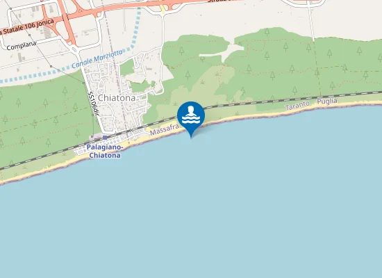 Map of SPIAGGIA ZONA CHIATONA