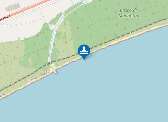 Map of SPIAGGIA CASELLO 20-MOLO SINISTRO