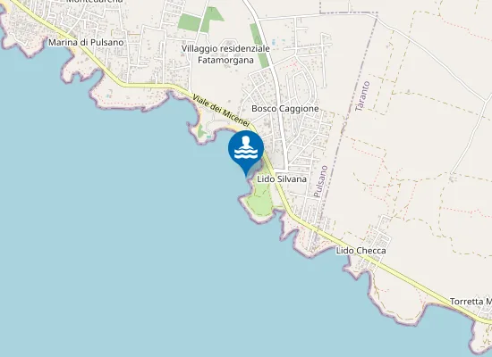 Map of LIDO SILVANA 'CAMPING'