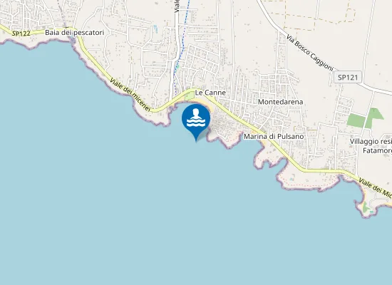 Map of SPIAGGIA LIBERA SUD HOTEL