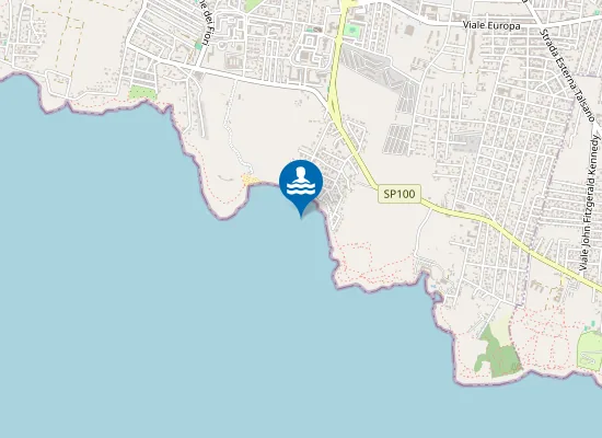 Map of TRAMONTONE-BIVIO LITORANEA-LAMA