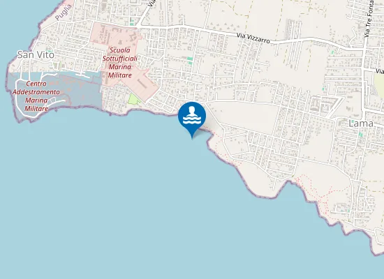 Map of STABILIMENTO SUN BAY