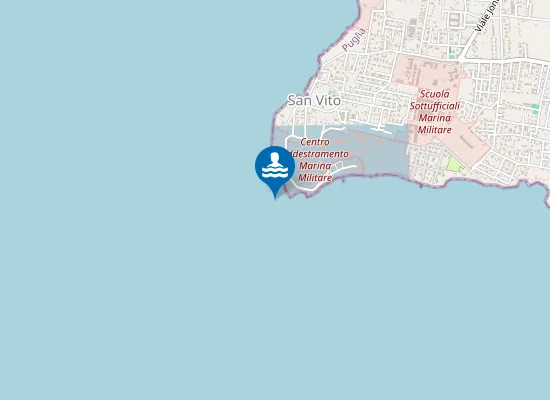 Map of CAPO S.VITO-TORRE CONTROLO M.M.