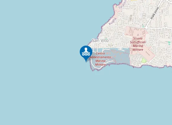 Map of FARO S.VITO-MOLO